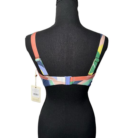 NWT! Artesands L'Avana Multi Botticelli Bandeau Bikini Top - Size 16 - Picture 10 of 13